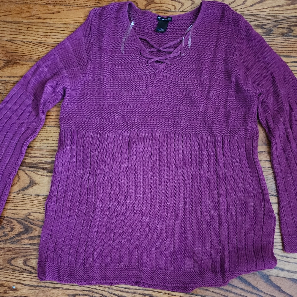 New Directions -  Woman - Boho - Peasant Sweater - size XL - soft
